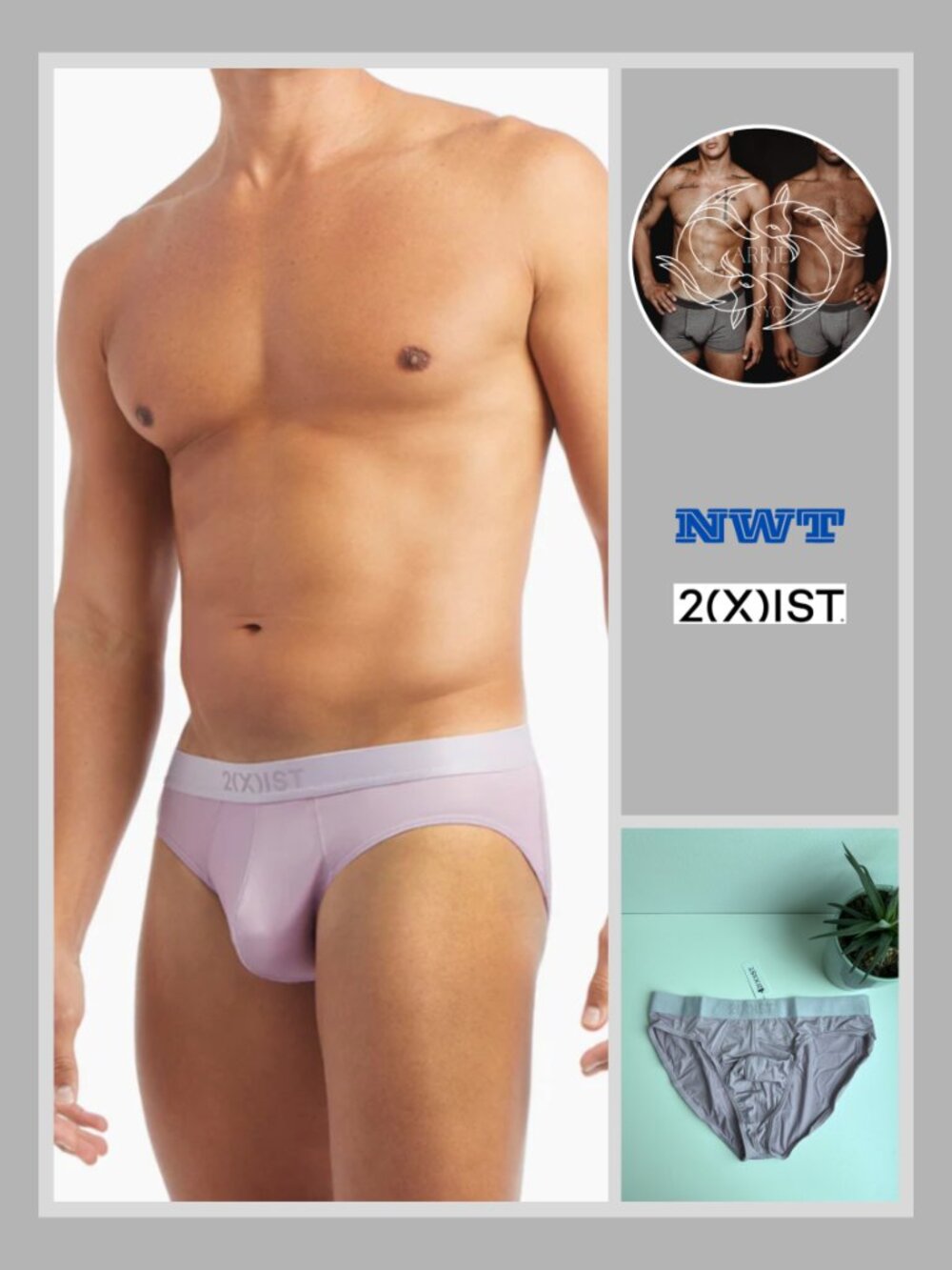 2xist - Sliq Brief - La La Lovely Pink (M)